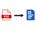 Convert a PDF Document to a Word (Docx) Document