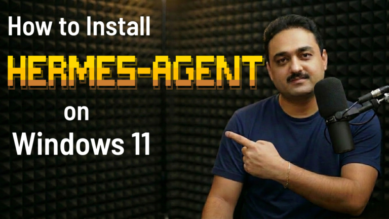How to install hermes agent on windows 11 without wsl