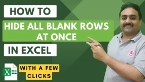 How to Hide All Blank Rows At Once in Excel