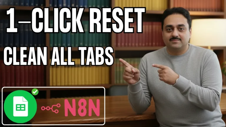 One-Click Cleanup for All Google Sheets