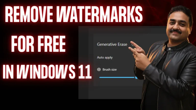 Remove Watermarks for FREE in Windows 11 (No Photoshop Needed!)