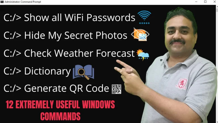 12 Extremely Useful Windows Commands