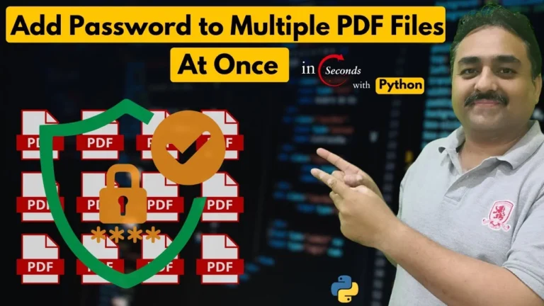 How to Password Protect Multiple PDF Files at Once